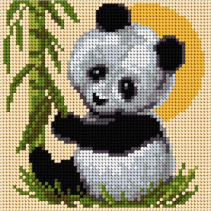 Kanwa Jola z nadrukowanym wzorem 15cm, Panda